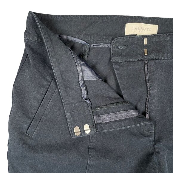 Talbots Pants Womens 14 Chatham Black Office Work Business Casual Career Capsule - Picture 9 of 10
